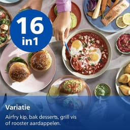 Philips 3000 series NA330/00 - Airfryer - 6,2L - 1700W - Zwart — thumbnail 10