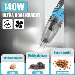 Draadloze handstofzuiger, lichtgewicht borstelloos oplaadbaar 3000mAh, draagbare stofzuiger voor auto en huis, 155w，12kpa — thumbnail 7