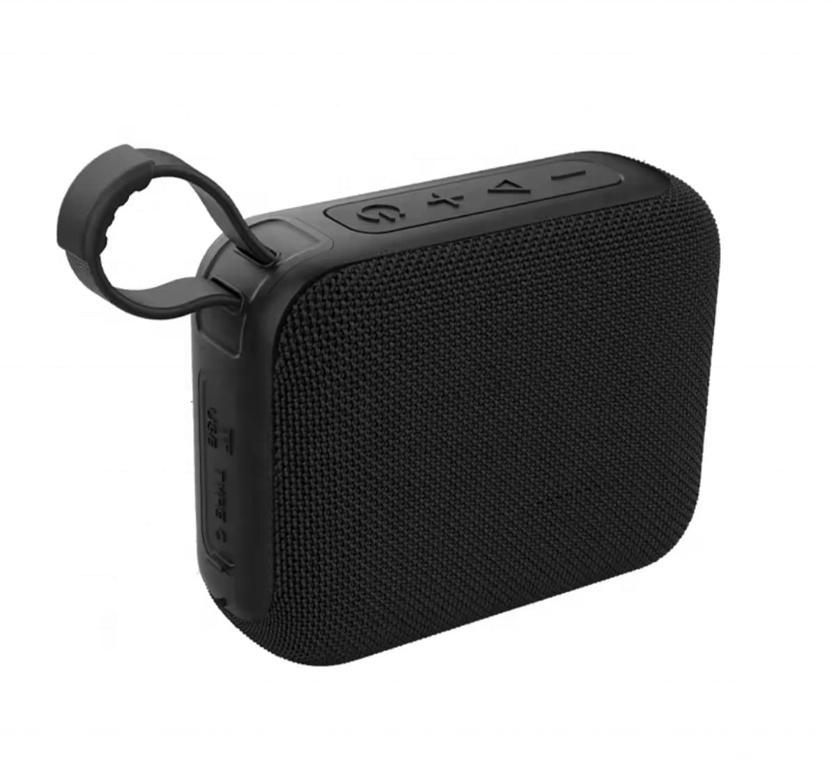 Fivesquare MiniSub Bass Speaker – Portable Bluetooth 5.3 Mini Speaker met 5W Bass Output & IPX6 Waterbestendig Zwart — afbeelding 1