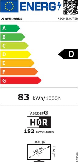 LG 75QNED87A6B - 75 inch - 4K QNED evo - 2025 — thumbnail 7