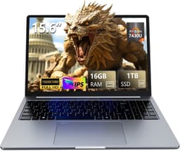 A15Pro 16 inch laptop - Ryzen 5 5500U - 16GB RAM - 1TB NVMe - QHD 120Hz - Windows 11 — thumbnail 1