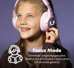 Fresh 'n Rebel Clam Junior - Koptelefoon kind - Kinder koptelefoon met Noise Cancelling - Draadloos (Bluetooth) & Bedraad – Inclusief Aux kabel (1m) - Mighty Magic — thumbnail 3