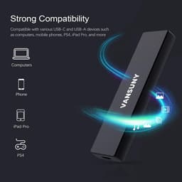 Snelle Externe SSD 1TB USB-C - Krachtige Draagbare Harde Schijf voor PC, Laptop en Tablet — thumbnail 4
