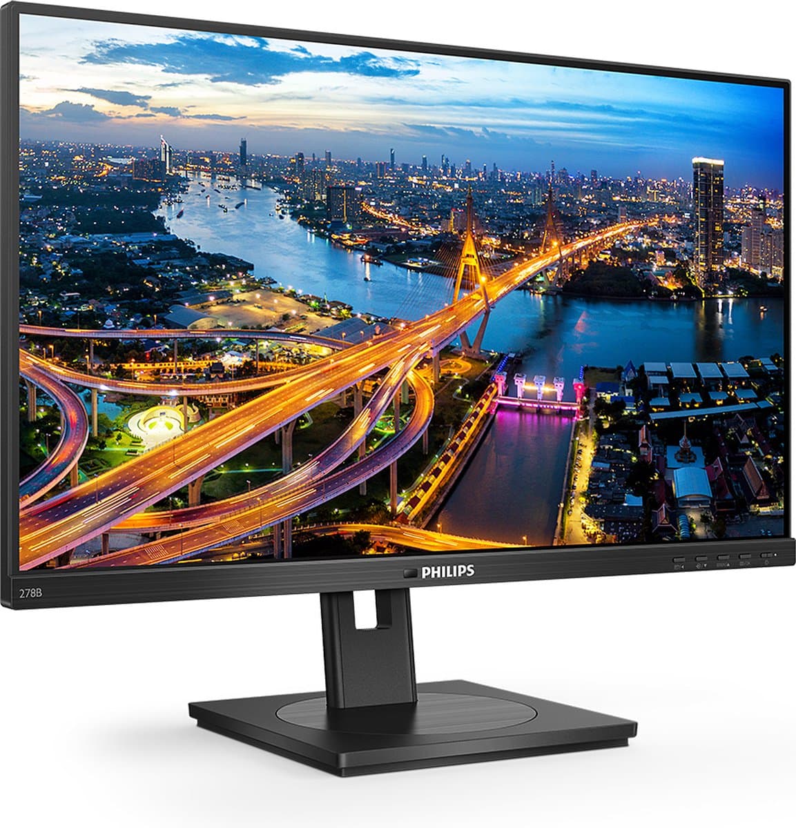 Philips B Line 278B1/00 LED display 68,6 cm (27") 3840 x 2160 Pixels 4K Ultra HD Zwart — afbeelding 1