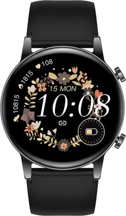Belesy® MIRACLE - Smartwatch Heren - Horloge – Stappenteller – Calorieën - Hartslag – Sporten - Belfunctie - Je eigen foto als wijzerplaat - Kleurenscherm - Full Touch – Siliconen - Zwart - Moederdag — thumbnail 4