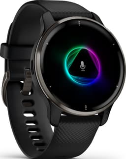 Garmin Venu 2 Plus Health Smartwatch - Amoled touchscreen - 9 dagen batterij - spraakbesturing - Zwart — thumbnail 5