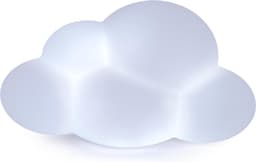 Bigben Lumin’us - Draadloze speaker en Kinderlamp - Wolk - Bluetooth — thumbnail 1