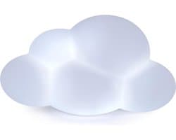 Bigben Lumin’us - Draadloze speaker en Kinderlamp - Wolk - Bluetooth