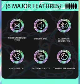 Mini speaker- X1 bluetooth draagbaar outdoor speaker- draagbare waterdicht speaker- 5 cm x 5 cm x 3,6 cm. Roze kleur. — thumbnail 4