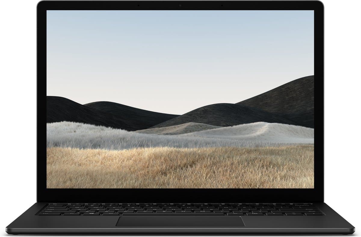 Microsoft Surface Laptop 4 Intel® Core™ i7 i7-1185G7 34,3 cm (13.5") Touchscreen 16 GB LPDDR4x-SDRAM 256 GB SSD Wi-Fi 6 (802.11ax) Windows 10 Pro Zwart — afbeelding 1