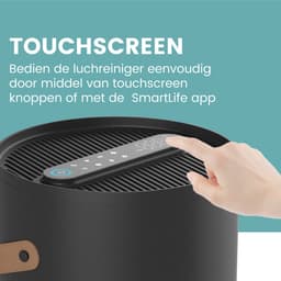 AirKing Luchtreiniger HEPA 13 + koolstoffilter, UV-C filter, Ionisator - Air Purifier tegen huisstofmijt, hooikoorts, allergie en stof - 230 m³/u — thumbnail 5