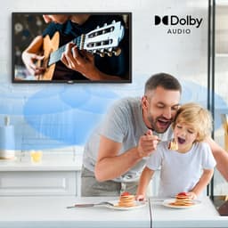 HKC 24F1D-A2EU FHD 1920x1080 LED-tv van 60 cm (24 inch) (Triple Tuner (DVB-C / -T2 / -S2), CI+, HDMI, USB) — thumbnail 4
