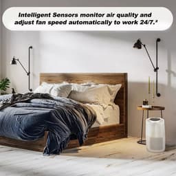 Instant™ Air Purifier Luchtreiniger Wit - Keuken / Slaapkamer tot ± 22m² - Met HEPA-13 Filter - 3-in-1 Filtratie Tegen Woning Allergenen & Huisdier Allergie - Verwijdert 99.9% Bacterien, Stof, Rook, & Stuifmeel met Plasma Ion Technologie - AP200 — thumbnail 23