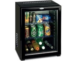 Technomax HP30LGN minibar koelkast - 30 liter - compleet geruisloos - glazen deur - binnenverlichting