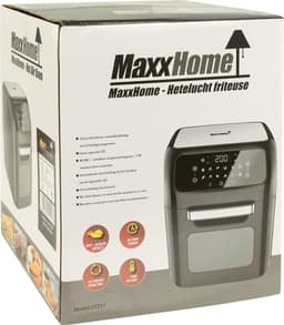 MaxxHome Airfryer - Hetelucht friteuse - XXL - Heteluchtfriteuse 12 Liter - 8 Programma's - 1800W - Extra tools en receptenboekje — thumbnail 5