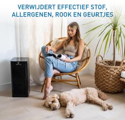 Medify Air MA-40 Luchtreiniger – 288 m³/u Air Purifier – HEPA H13 Filter & Touchscreen – Nachtmodus – Luchtfilter tegen Hooikoorts, Allergieën & Huisstofmijt – Zwart — thumbnail 3