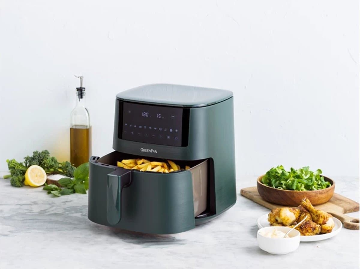 GreenPan Bistro XXL airfryer 7.2L pine green — afbeelding 1