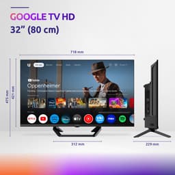 STRONG - TV 32'' (80 cm) HD SRT32HG6733C - Slimme Google TV - Wifi - Chromecast - Google Assistant - 2 HDMI Poorten (1 ARC) + USB Multimedia + AV + Terrestrial/Sat — thumbnail 9