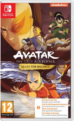 Avatar The Last Airbender: Quest for Balance - Switch (Code in a Box) — thumbnail 1