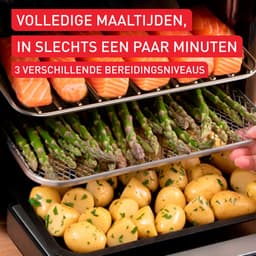 Tefal Easy Fry Multifunction FW556D - Airfryer & Oven - 15L - 2000W - RVS - Voor Multifunctioneel Gebruik — thumbnail 6