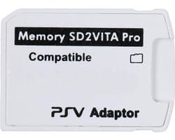 PS Vita MicroSD Adapter - SD2Vita V5.0 - Henkaku- Zwart