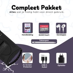 Bosstony Snelle Kids Tablet 10 inch - Ouderlijk Toezicht - 6000mAh Batterij - 192 GB - Incl Beschermpakket - Kindertablet vanaf 3 jaar - Tablet Kinderen — thumbnail 10