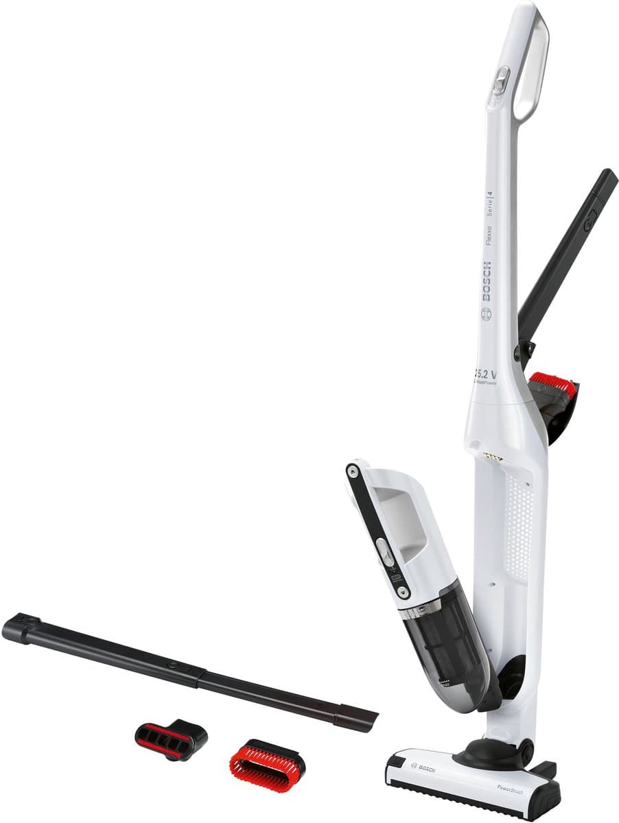 Bosch - Flexxo - BCH3K255 - Steelstofzuiger - Wit — afbeelding 1