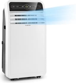 Klarstein Mobiele airconditioner met luchtafvoerslang, 4-in-1 airconditioner met ventilator, luchtontvochtiger & nachtmodus, Kleine & draagbare airconditioner voor thuis & op kantoor, Laag verbruik, 9000 BTU,6 kW voor 33 m² - Afstandsbediening — thumbnail 24