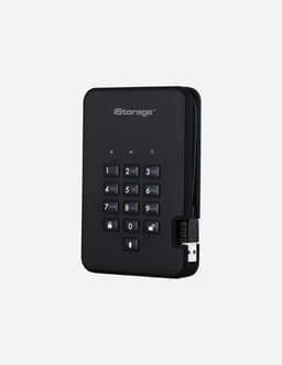 iStorage diskAshur 2 - externe harde schijf - 4000 GB - Cijfercode - Zwart — thumbnail 8