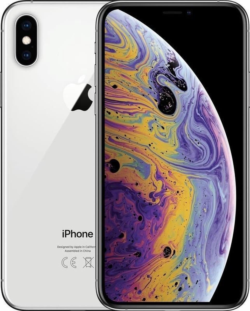 Apple iPhone Xs Max - 64GB - Zilver — afbeelding 1