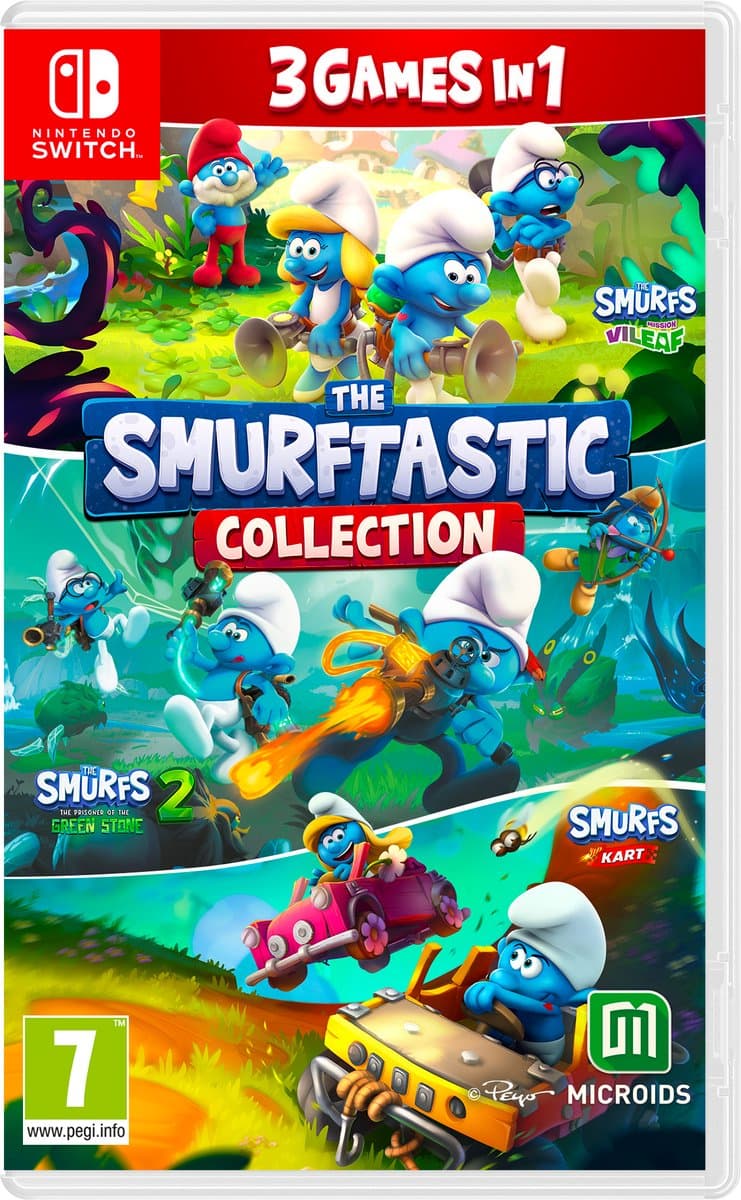 The Smurftastic Collection (3-in-1) - Nintendo Switch — afbeelding 1