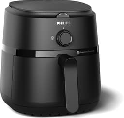 Philips 1000 Series Airfryer - NA120/00 - Draaiknopbediening - 4.2L - Tot 4 Personen - Zwart — thumbnail 1