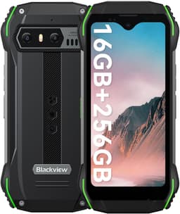 Blackview N6000 - Mini Robuuste Smartphone - 16GB RAM - 256GB - Helio G99 Octa Core - 4.3 inch - 4G Dual SIM - 48MP+16MP - Android 13 - IP68 Waterdicht - Handschoenmodus NFC GPS - Groen — thumbnail 1