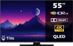Horizon Smart TV 55 inch QLED - 4K ULTRA HD Televisie - XT Line - WiFi - Netflix - Voice Assistant - Ultra Narrow Design — thumbnail 1