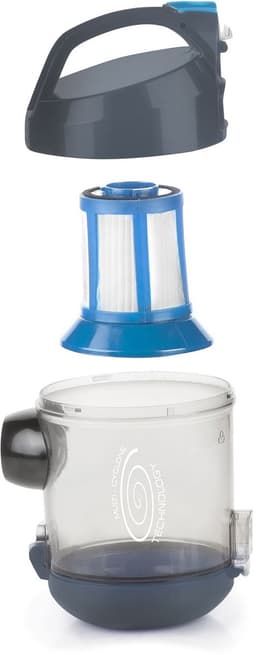 DOMO Stofzakloze stofzuiger - 2 L - 700 W - grijs/blauw — thumbnail 2