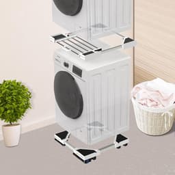 Wasmachine verhoger - Wasmachine verhoger - Wasmachine sokkel - Wasmachine verhoger met lade - Wasmachine opbouwmeubel - Wasmachine opbouwmeubel - Wasmachine Sokkel — thumbnail 4