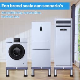 Verstelbaar Wasmachine-Onderstel Voor Vaatwasser - Droger En Huishoudelijke Apparaten (28-31 Cm) – Stevig Platform Voor Optimaal Gebruik — thumbnail 3