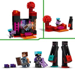 LEGO Minecraft 2in1 De Enderman Toren Speelgoed voor Kinderen - 21279 — thumbnail 4