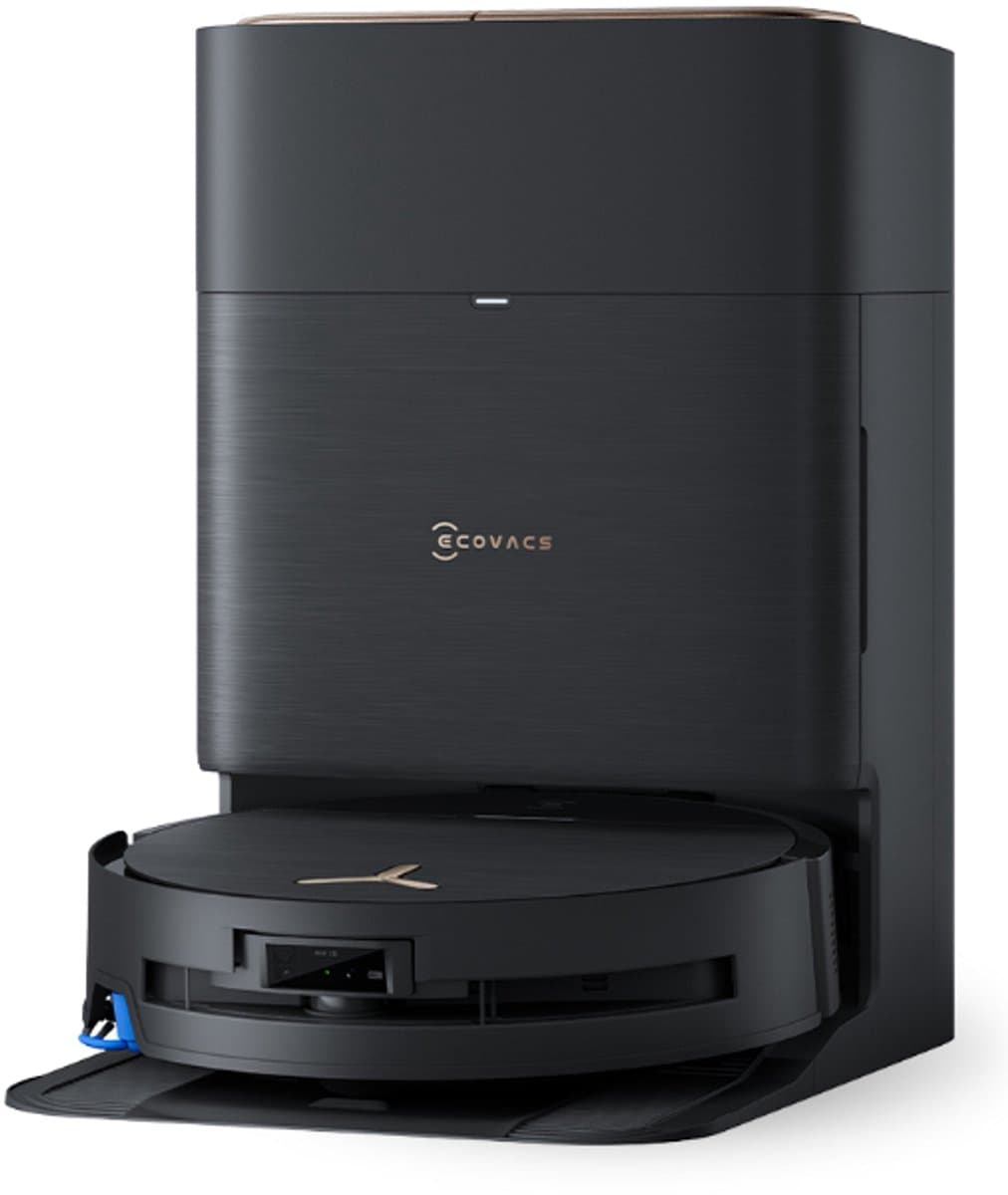 ECOVACS - DEEBOT X9 PRO OMNI BLACK - Robotstofzuiger met Dweilfunctie - 16.600 Pa zuigkracht- Zelfreinigende Robotstofzuiger met Warmwater – Dweilsysteem - Automatisch Leegstation - Geschikt voor dierenharen — afbeelding 1