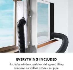Klarstein mobiele airconditioner met luchtafvoerslang, 4-in-1 airconditioner met ventilator, luchtontvochtiger & nachtmodus, kleine & draagbare airconditioner voor thuis & op kantoor, app-bediening, 7000 BTU,1 kW voor 23 m² - Afstandsbediening — thumbnail 25