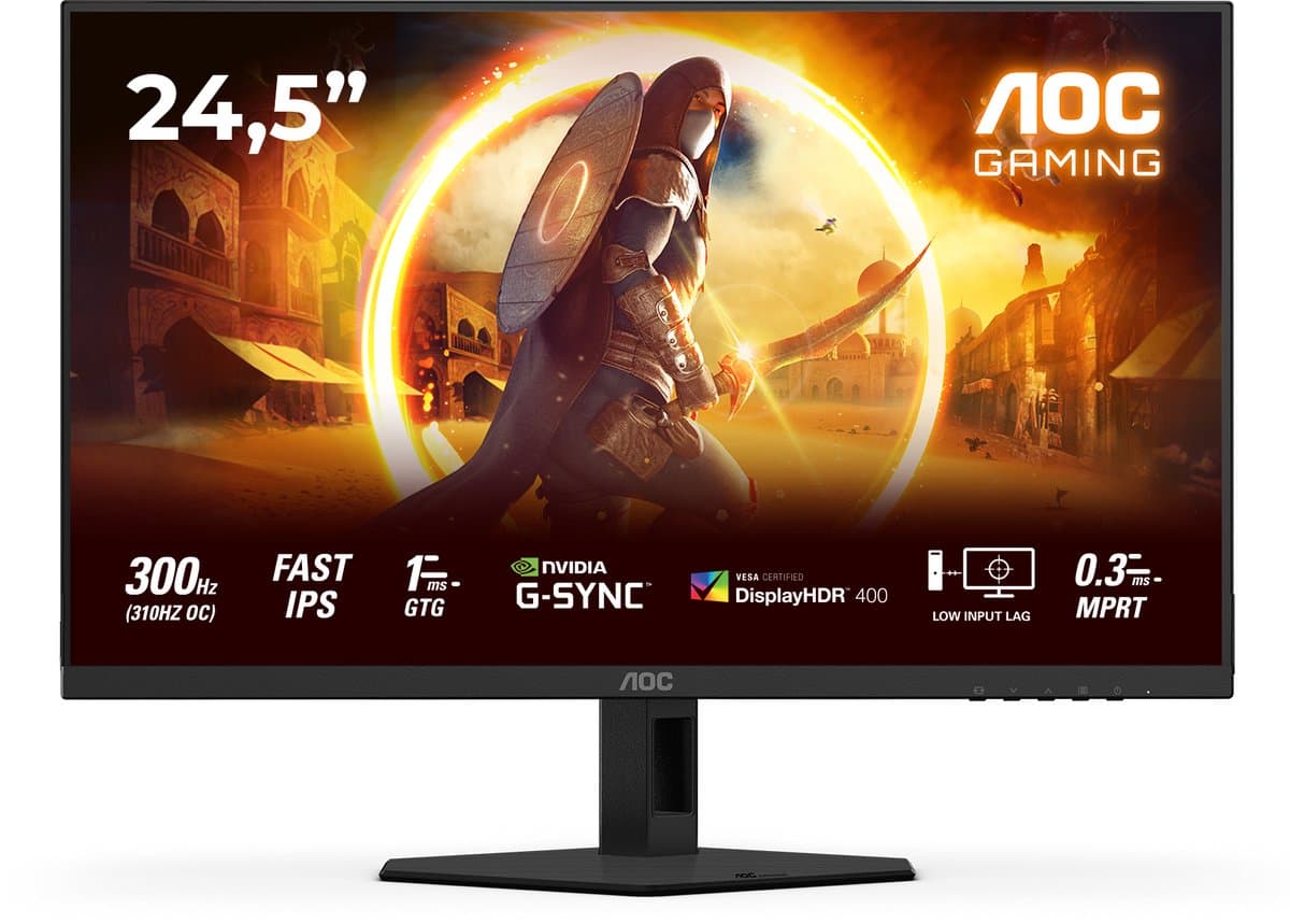 AOC G4 25G4SRE - Full HD IPS Gaming Monitor - 25 inch - 310hz — afbeelding 1
