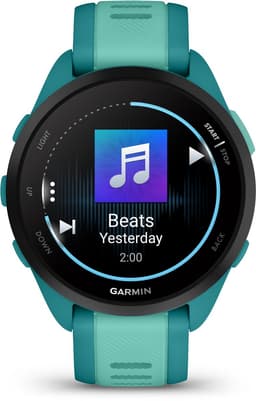 Garmin Forerunner 165 Music - Hardloophorloge - 43 mm - Turquoise-Aqua — thumbnail 2