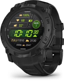 Garmin Instinct® 3 – 50 mm, AMOLED, Tactical Edition Zwart met zwart siliconen band — thumbnail 3