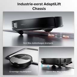 Roborock Saros Z70 – Robotstofzuiger en dweilrobot – Met OmniGrip-arm – 22.000 Pa – Aangedreven door AI – 7,98 cm ultradun – FlexiArm Riser – Tech AdaptiLift-chassis – Vermijdt obstakels – Multifunctioneel dock 4.0 — thumbnail 17