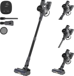 Vapore Steelstofzuiger Draadloos - 47 Minuten Accuduur - 350W - Snoerloze Stofzuiger - Stofzuiger Zonder Zak - Op Accu - Vacuum Cleaner - Kruimeldief - Draadloze Steelstofzuiger - Zwart — thumbnail 1