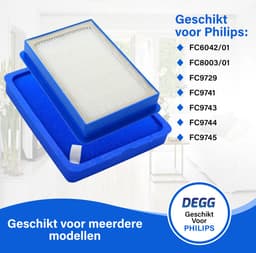DEGG® - Filterset – Geschikt voor Philips PowerPro Expert – Vervangt FC6042/01 & FC8003/01 – Inlaatfilter + H11 Uitblaasfilter – Compatibel met FC9729, FC9741, FC9743, FC9744, FC9745 – COMBIDEAL — thumbnail 6