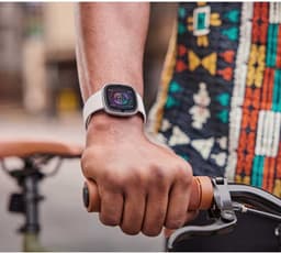 Fitbit Sense 2 - Smartwatch dames en heren - Wit — thumbnail 10