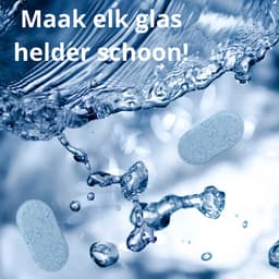 Cleany Genie Glas reinigings tabletten - glas tablet - reinigingstabletten glas - 5 stuks — thumbnail 4