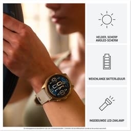 Garmin fenix 8 - Multisport Smartwatch - AMOLED-Scherm - 43mm - Zilverkleurig/Wit — thumbnail 6