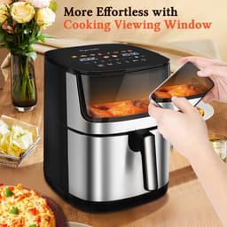 Taylor Swoden Airfryer XXL 8L met Kijkvenster – Heteluchtfriteuse Grote Capaciteit — thumbnail 8